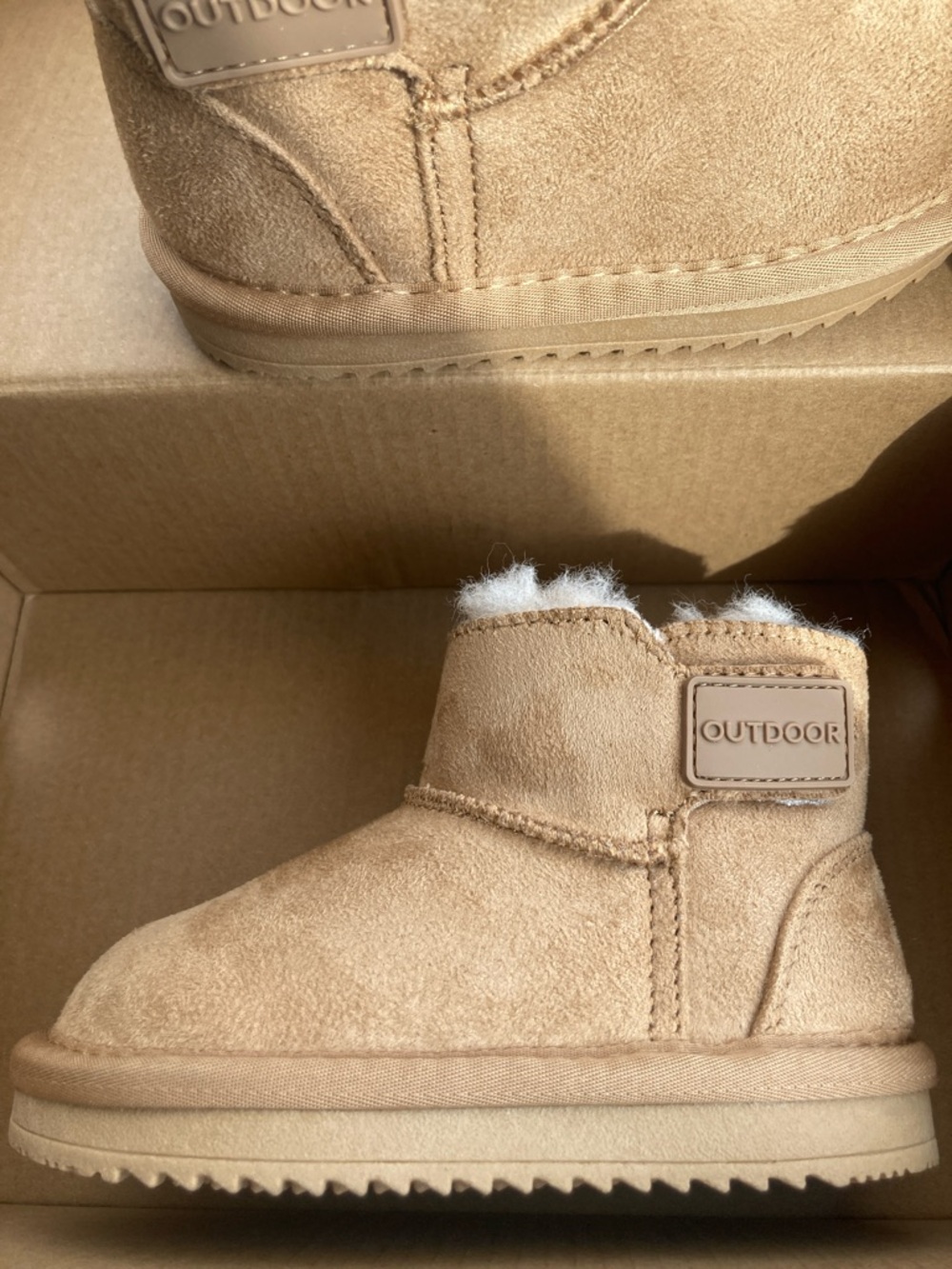 NWT Balabala Toddler And Kids Unisex Water-Repellent Plush Snow Boots Sz 22/6